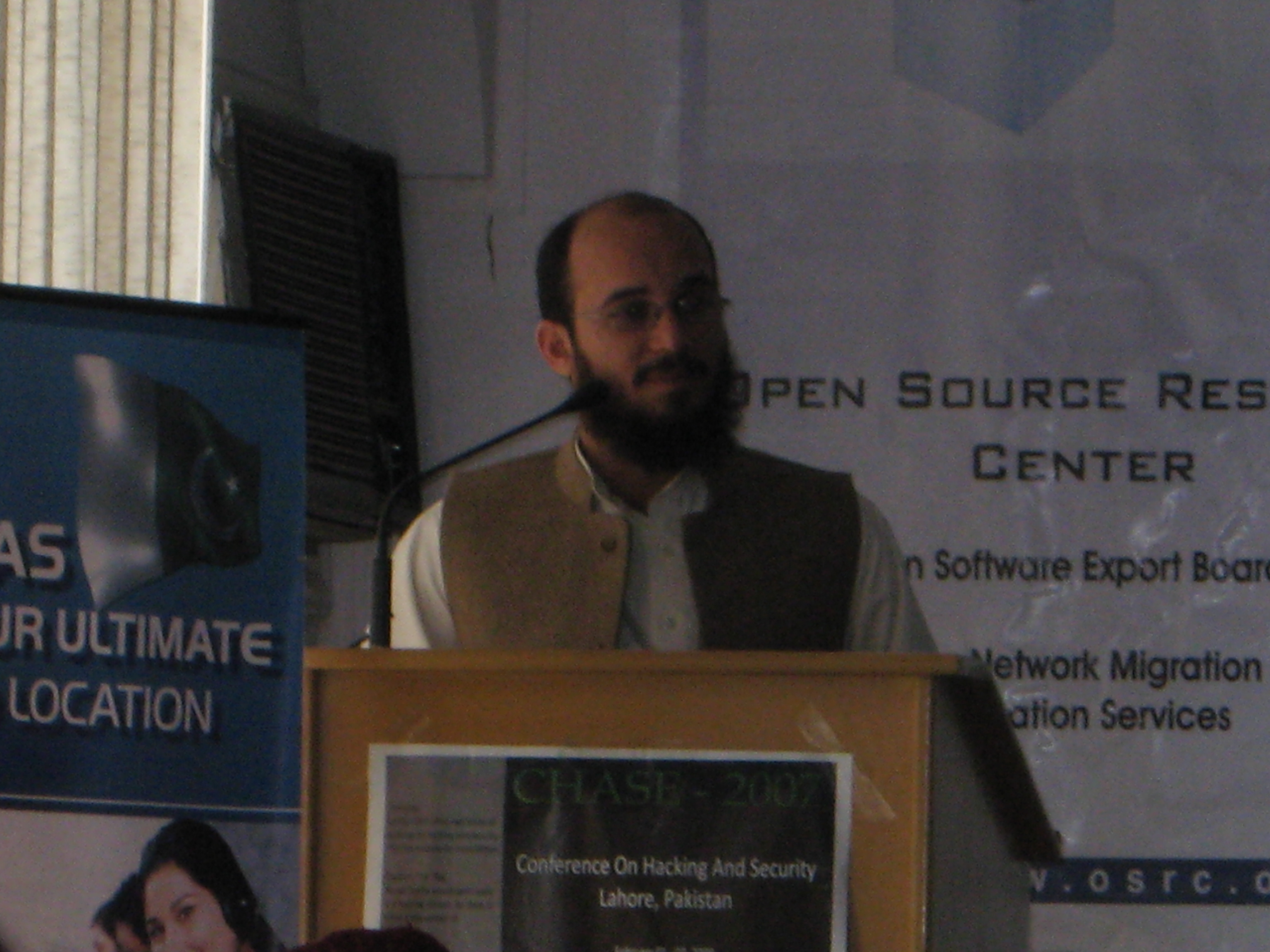 Mr. Sufyan Kakakhel during his keynote address.